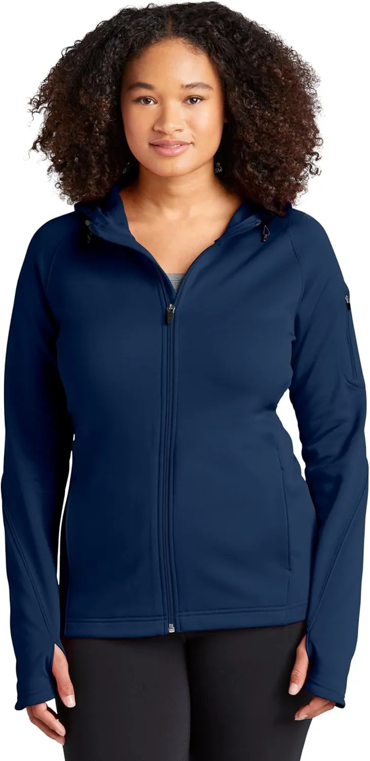 Sport-Tek Ladies Tech Fleece Full-Zip Hooded Jacket. L248