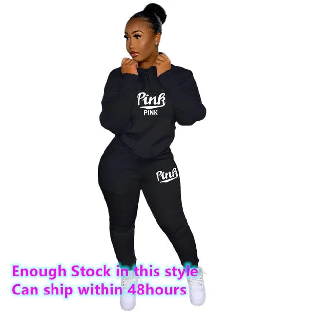 Tracksuits Suits Two Piece Set