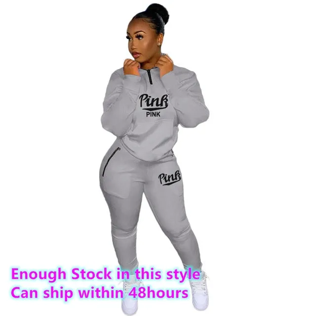 Tracksuits Suits Two Piece Set