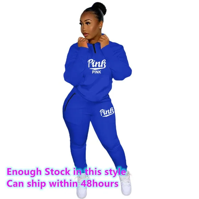 Tracksuits Suits Two Piece Set