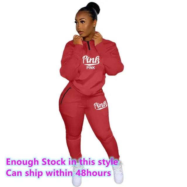 Tracksuits Suits Two Piece Set