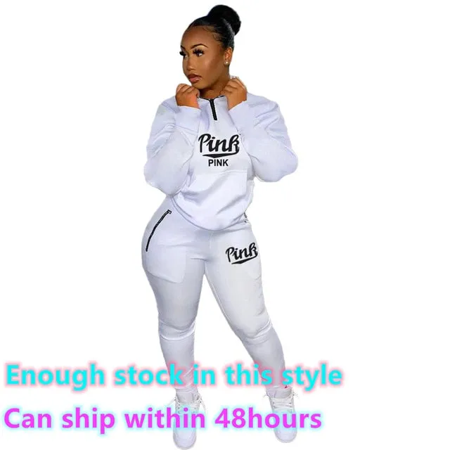 Tracksuits Suits Two Piece Set