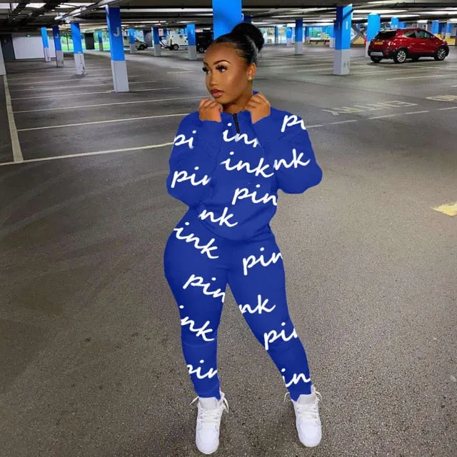 Tracksuits Suits Two Piece Set