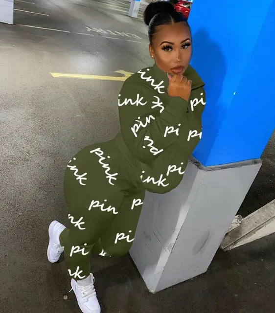 Tracksuits Suits Two Piece Set