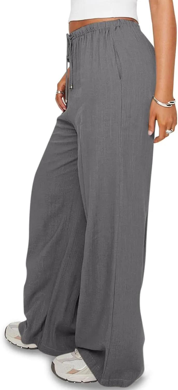 Wide Leg Pants for Women, Straight Leg Pants Baggy Wide High Waisted