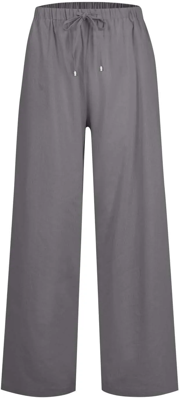 Wide Leg Pants for Women, Straight Leg Pants Baggy Wide High Waisted