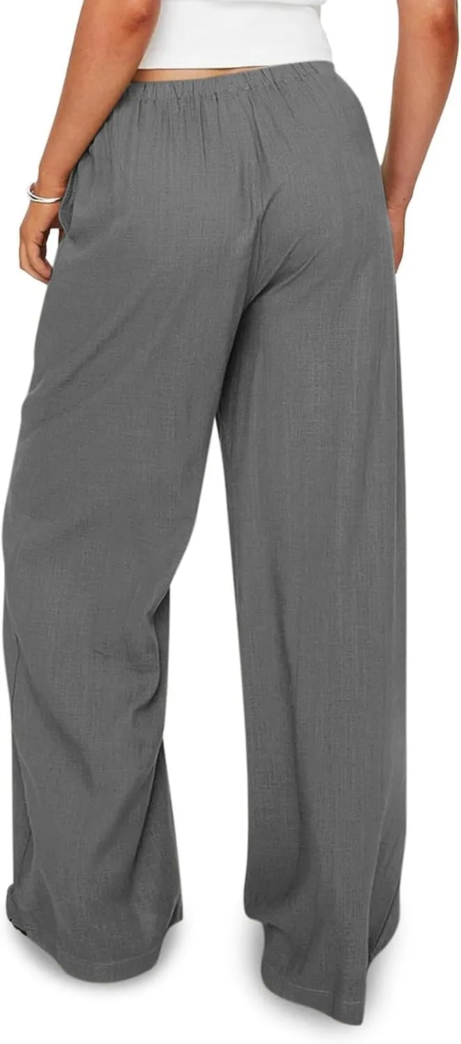 Wide Leg Pants for Women, Straight Leg Pants Baggy Wide High Waisted