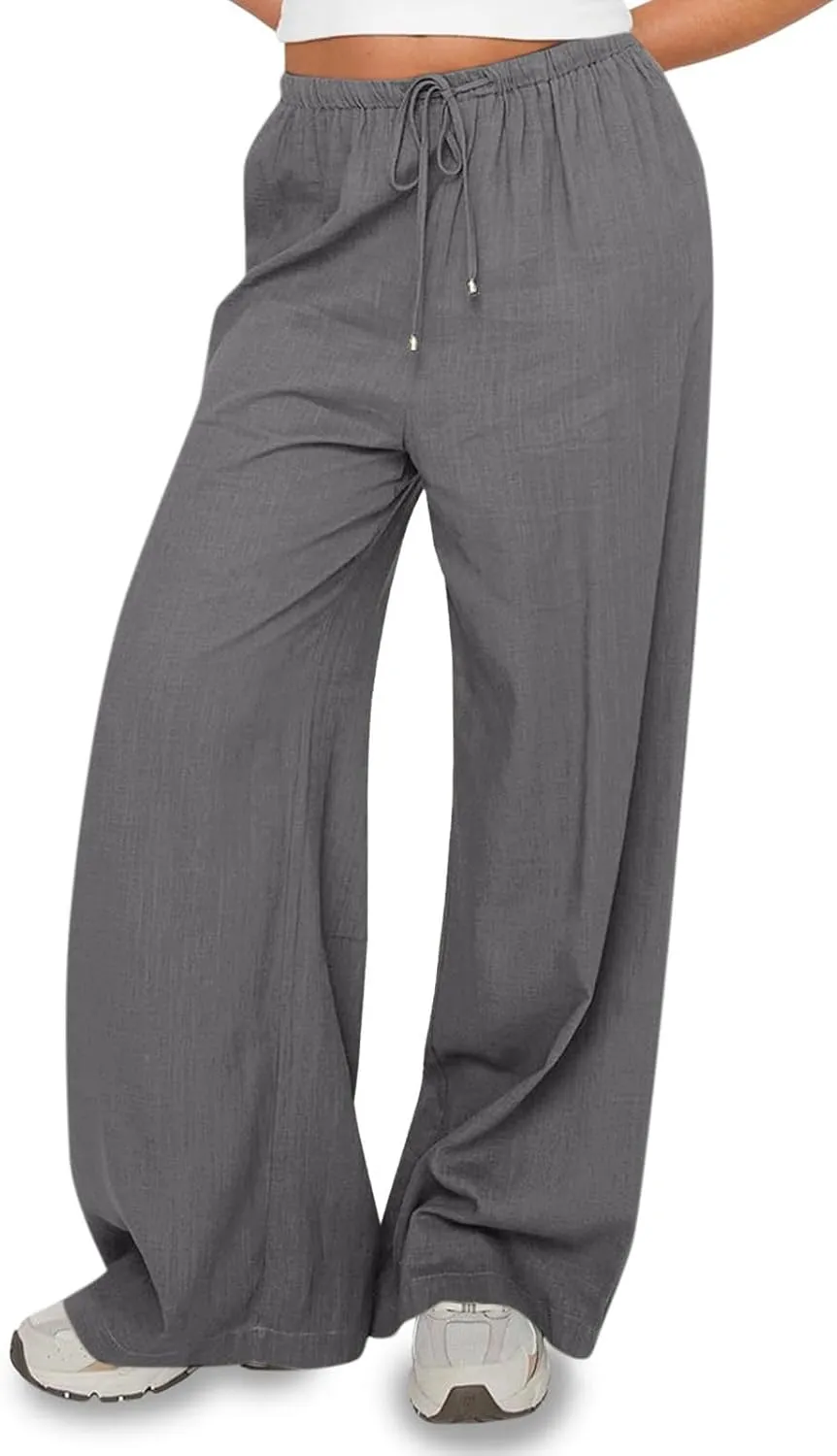 Wide Leg Pants for Women, Straight Leg Pants Baggy Wide High Waisted