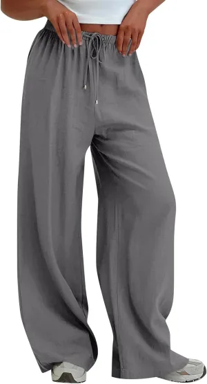 Wide Leg Pants for Women, Straight Leg Pants Baggy Wide High Waisted