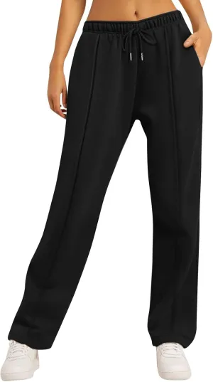 Wide Leg Pants for Women, Wide Leg Straight High Waisted Lightweight Linen