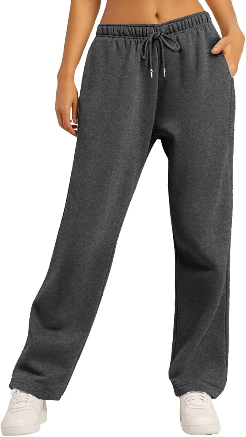 Wide Leg Pants for Women, Wide Leg Straight High Waisted Lightweight Linen