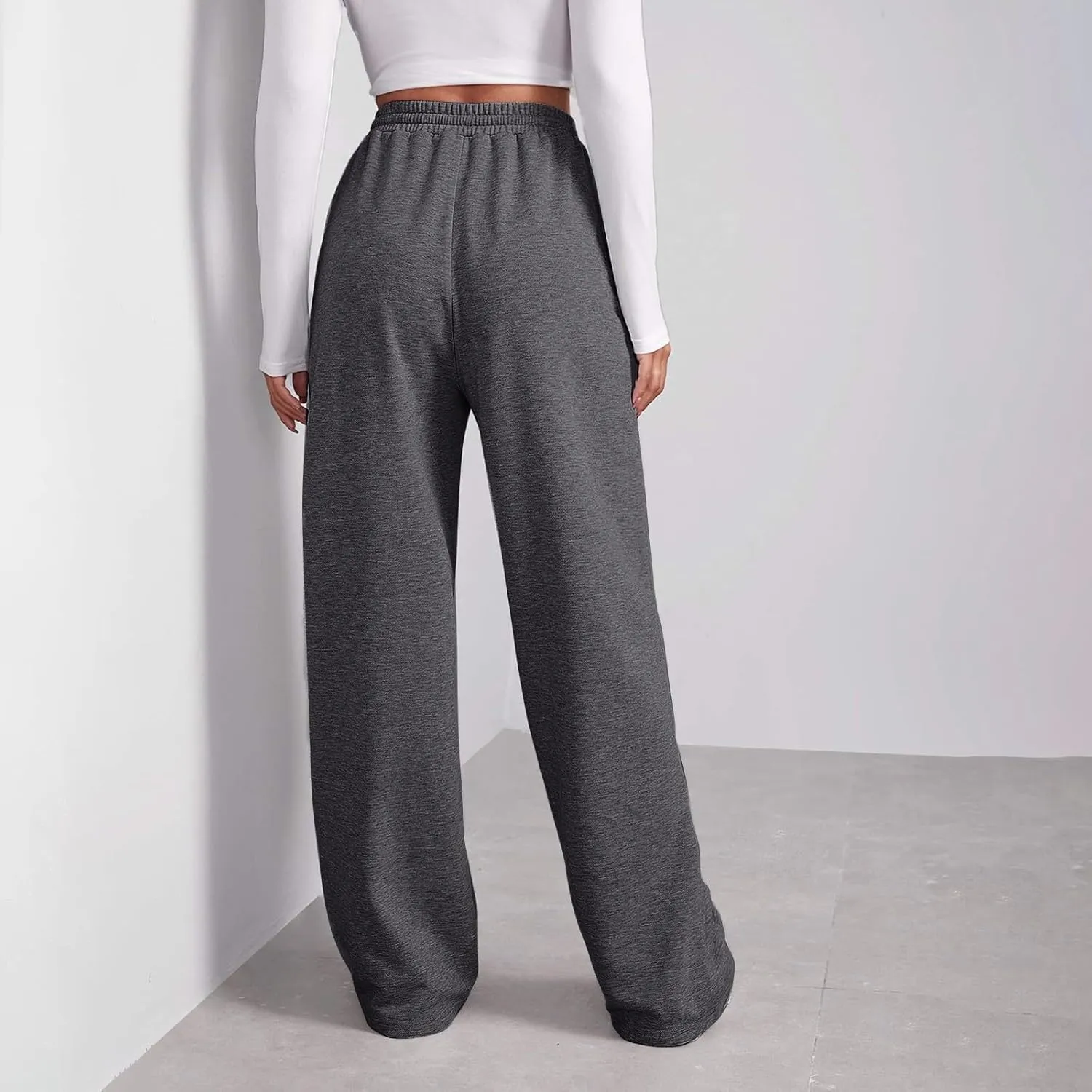Wide Leg Pants for Women, Wide Leg Straight High Waisted Lightweight Linen