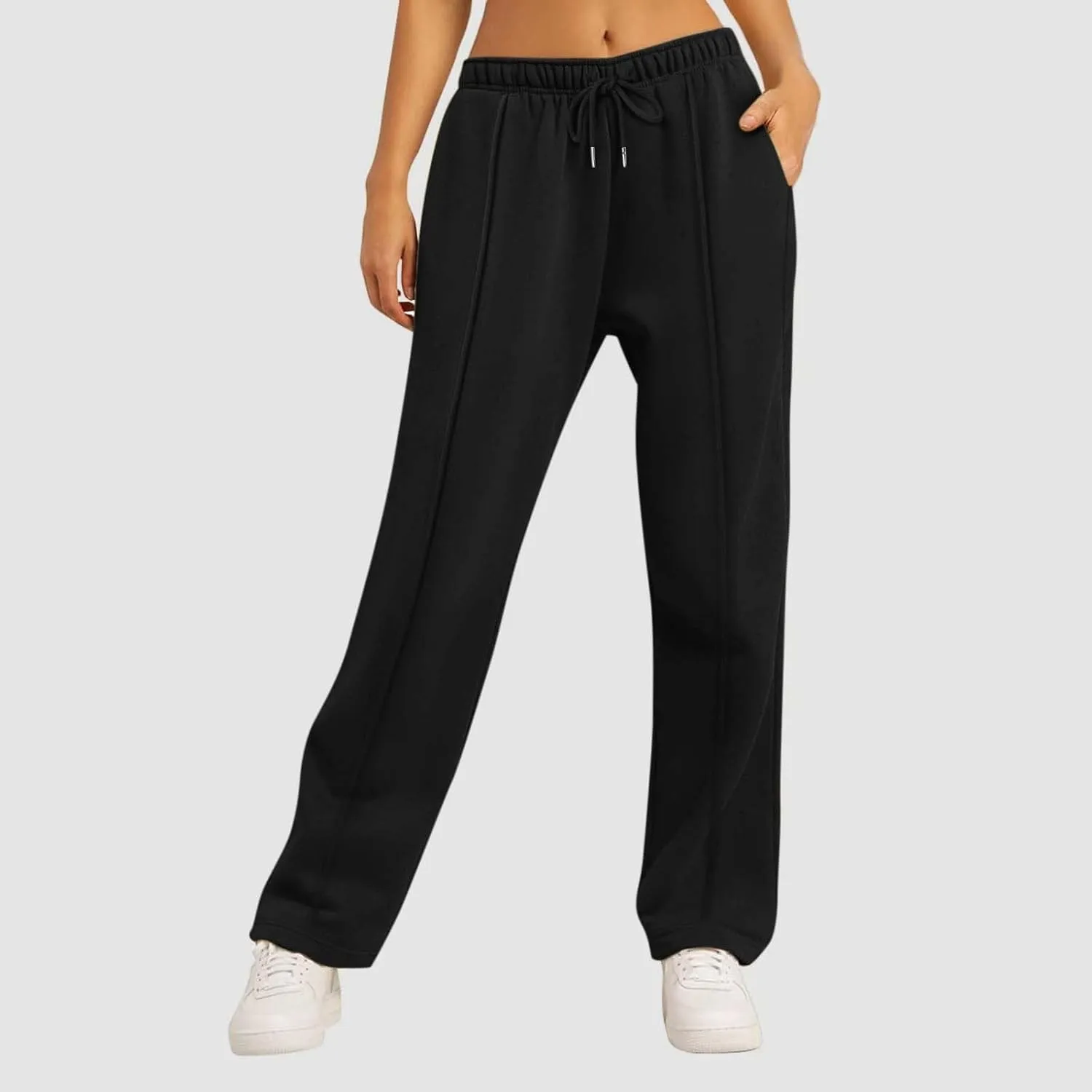 Wide Leg Pants for Women, Wide Leg Straight High Waisted Lightweight Linen