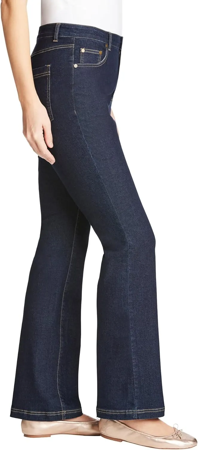 Woman Within Plus Size Petite Bootcut Stretch Denim Jean