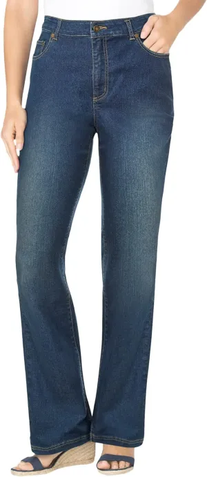 Woman Within Plus Size Petite Bootcut Stretch Denim Jean