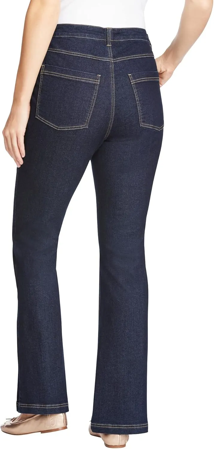 Woman Within Plus Size Petite Bootcut Stretch Denim Jean