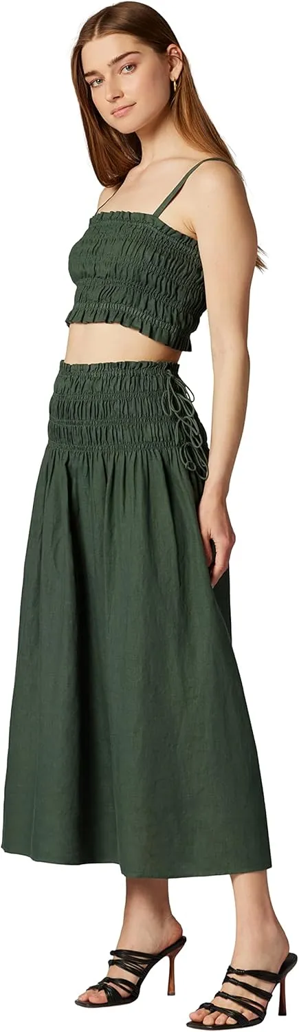 Women's Clover Skirt in Jungle Green