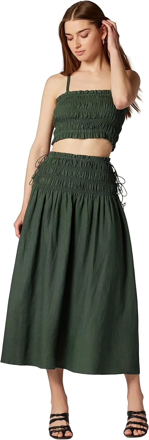 Women's Clover Skirt in Jungle Green