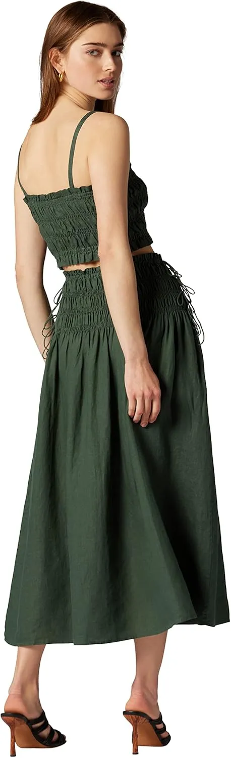 Women's Clover Skirt in Jungle Green