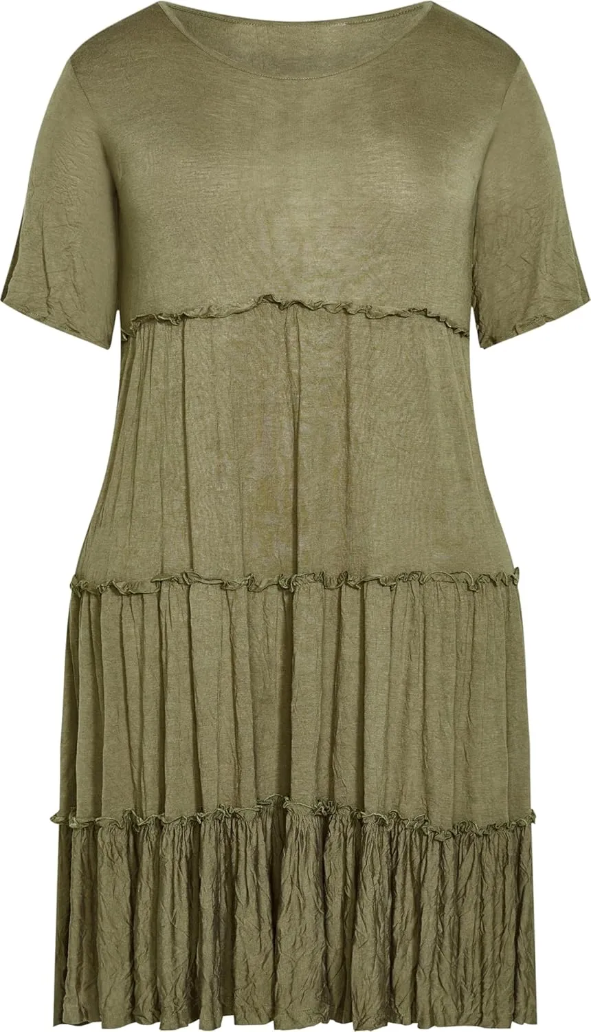 Women's Plus Size Dress-Midi Crush