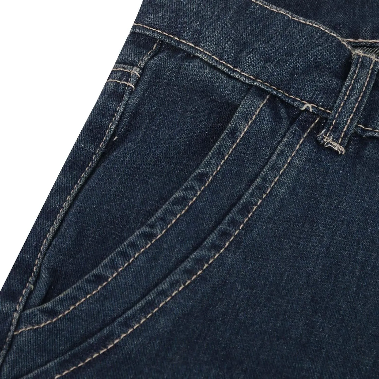 Women's Plus Size Flare Jeans Vintage High Waisted Baggy Wide Leg Denim Pants Straight Leg Pull On Jeans Pockets