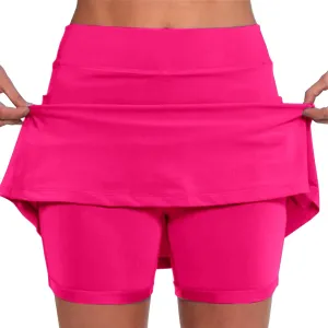 Womens Skorts with Pockets Tummy Control Plus Size Skorts for Women High Waist Athletic Sports Pants Skirt Casual Shorts