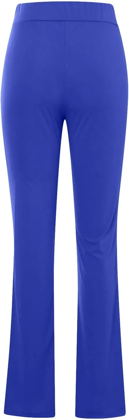 Yoga Flared Pants for Women High Waisted Bootcut Workout Tummy Control Leggings Trendy Stretchy Athletic Trousers