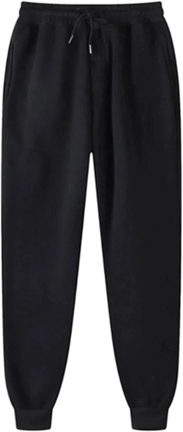 ZDRZK Pants for Women 2023 Elastic Waist Lace-Up Fleece Casual Sweatpants Athletic Workout Running Joggers with Pockets