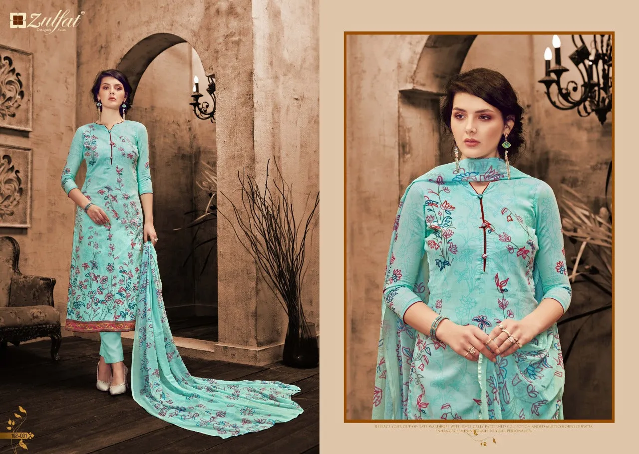 Zulfat Designer Alisha Innovative Style Designed Trendy Salwar Suits