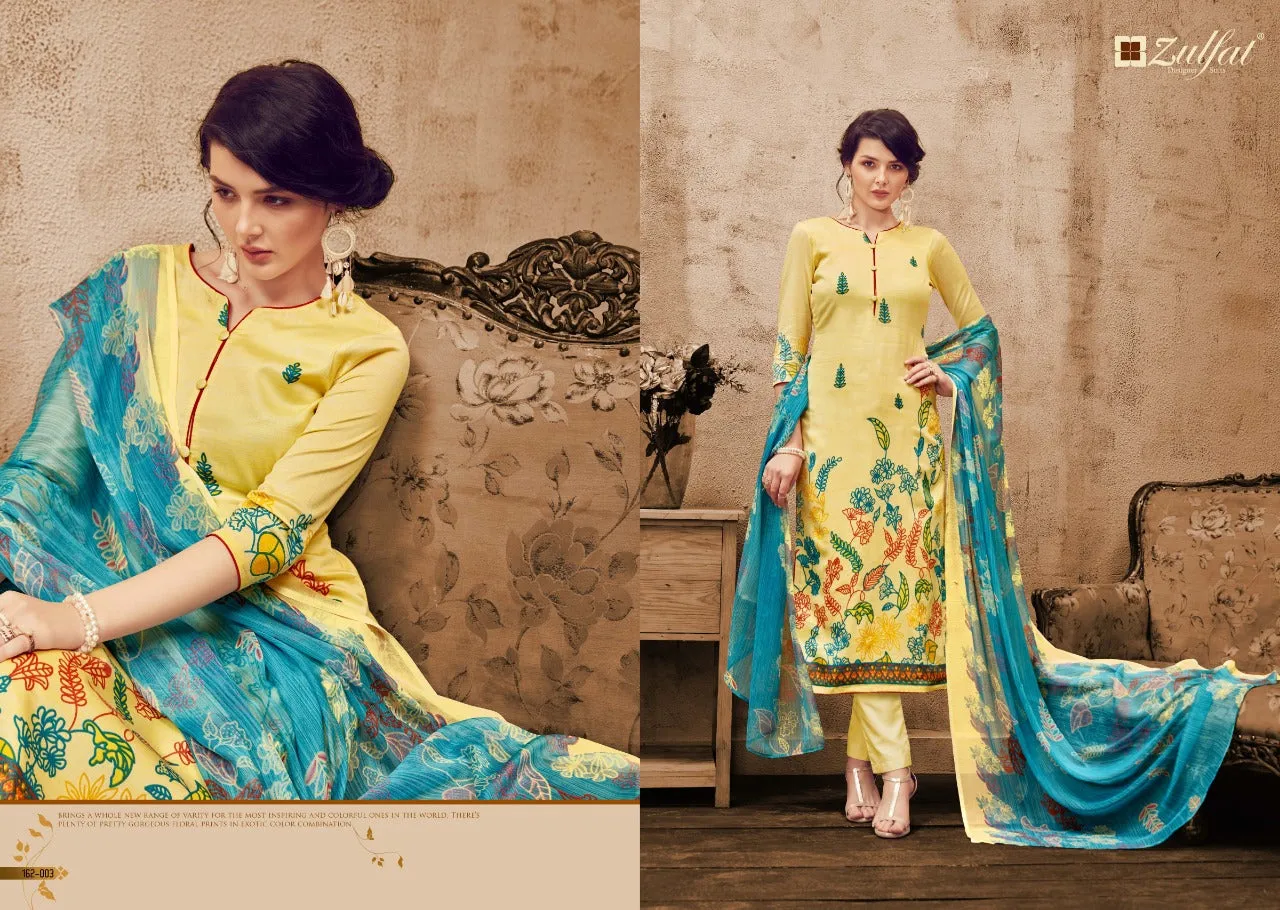 Zulfat Designer Alisha Innovative Style Designed Trendy Salwar Suits