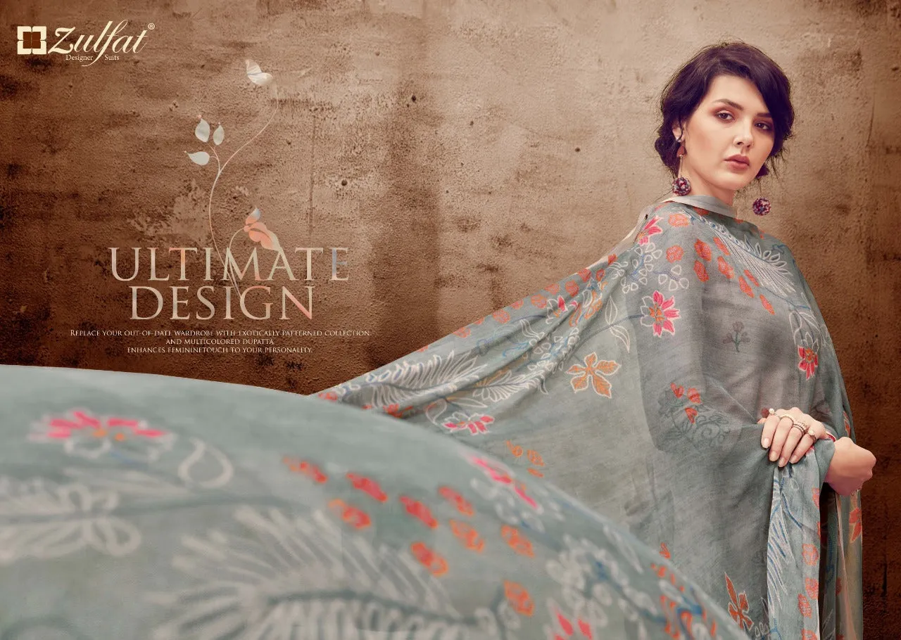 Zulfat Designer Alisha Innovative Style Designed Trendy Salwar Suits