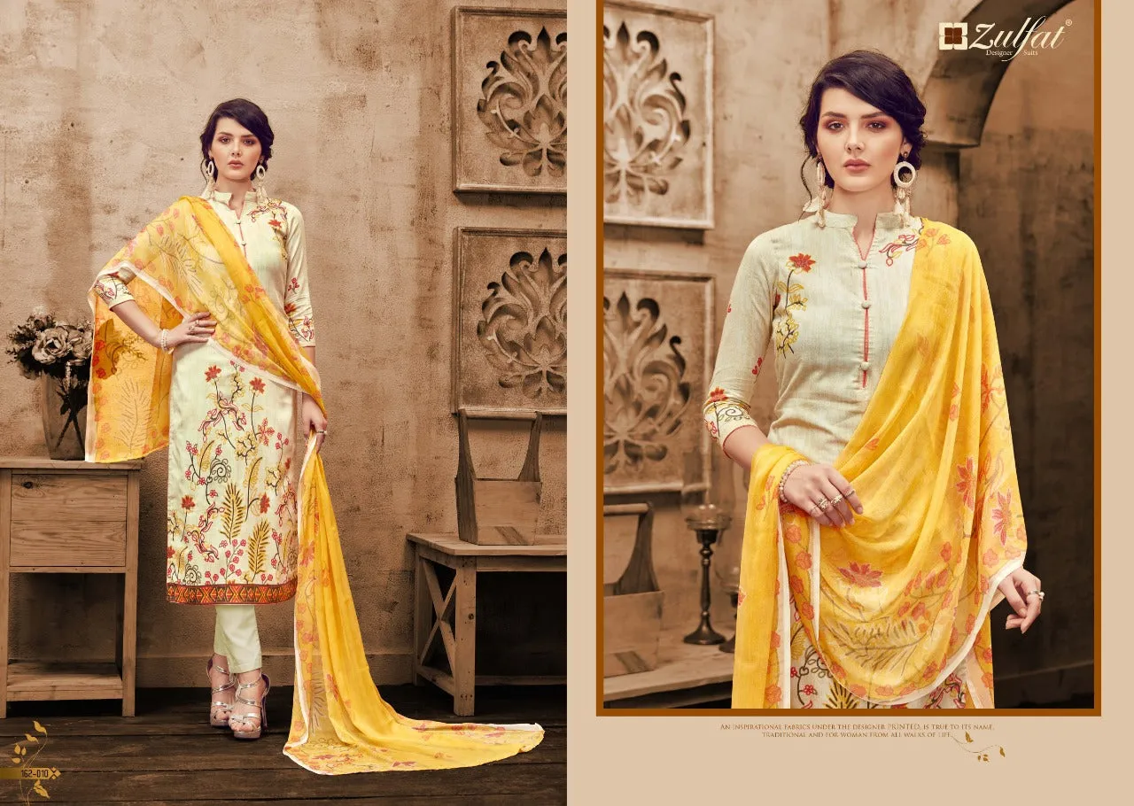 Zulfat Designer Alisha Innovative Style Designed Trendy Salwar Suits