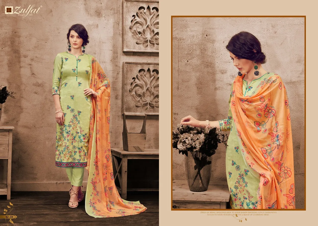 Zulfat Designer Alisha Innovative Style Designed Trendy Salwar Suits