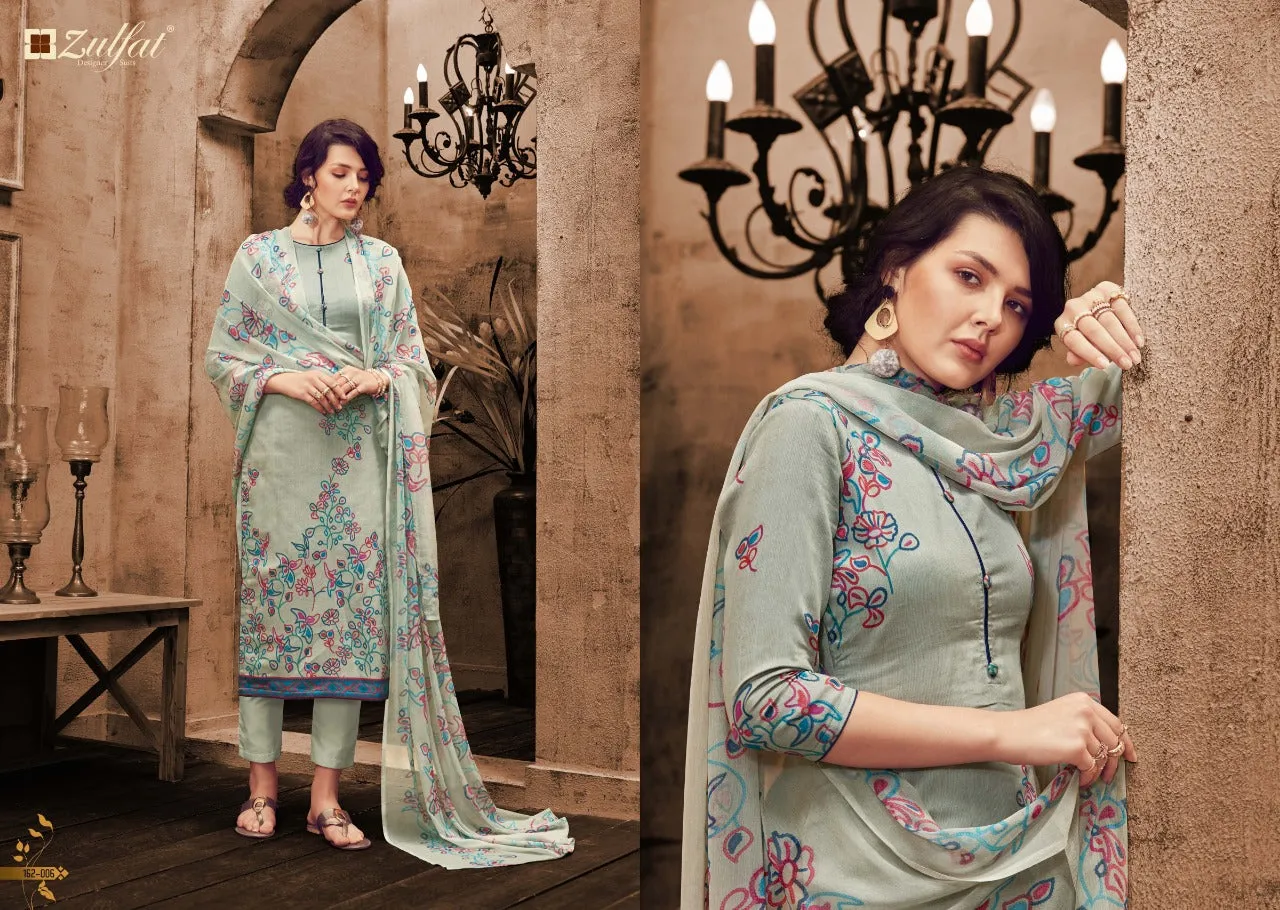 Zulfat Designer Alisha Innovative Style Designed Trendy Salwar Suits
