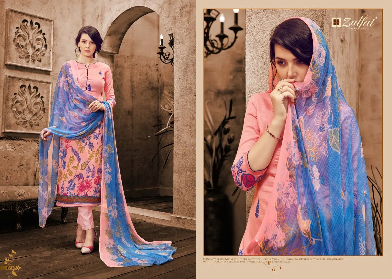 Zulfat Designer Alisha Innovative Style Designed Trendy Salwar Suits