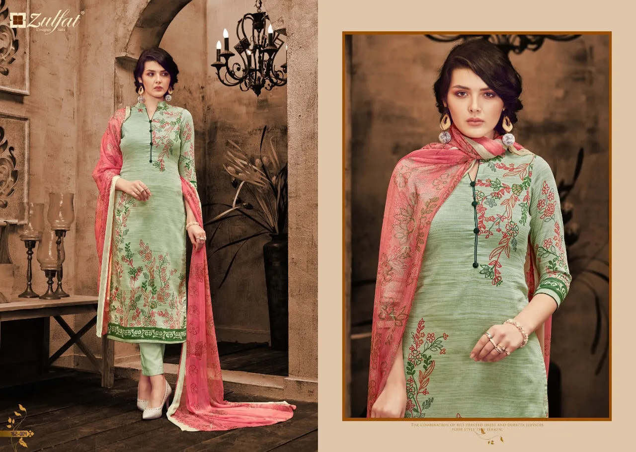 Zulfat Designer Alisha Innovative Style Designed Trendy Salwar Suits