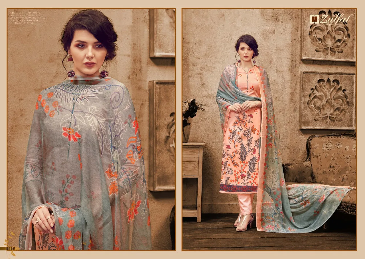 Zulfat Designer Alisha Innovative Style Designed Trendy Salwar Suits